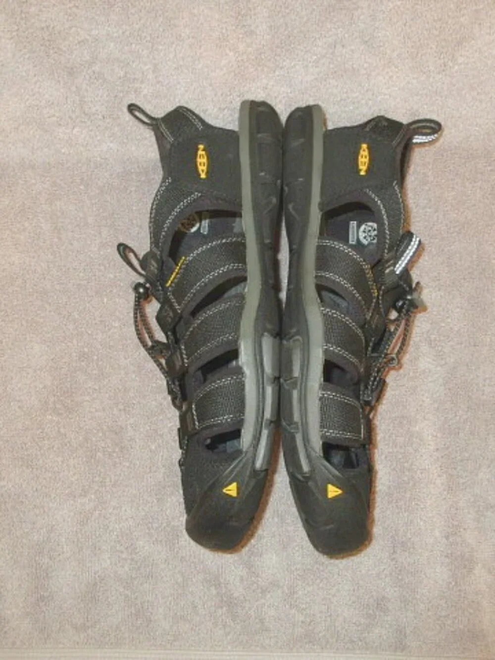Keen Clearwater CNX Sandals Men's 12 Leather Waterproof Sport Shoes Closed Toe